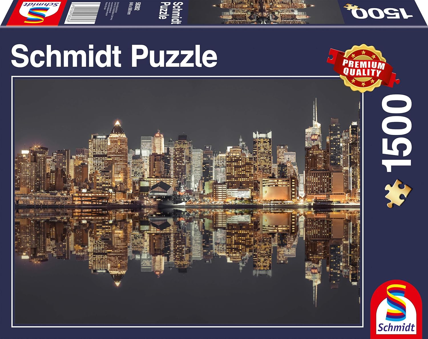 Detalle de New York Skyline la Nuit – Puzzle 1500 pièces