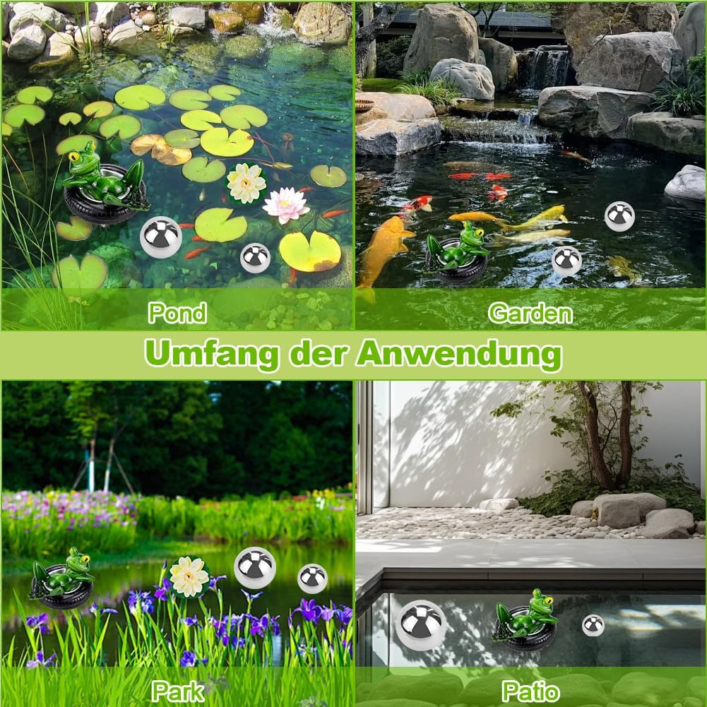 Detalle de Fosoloni Miniteich Deko Set mit 8 Teilen