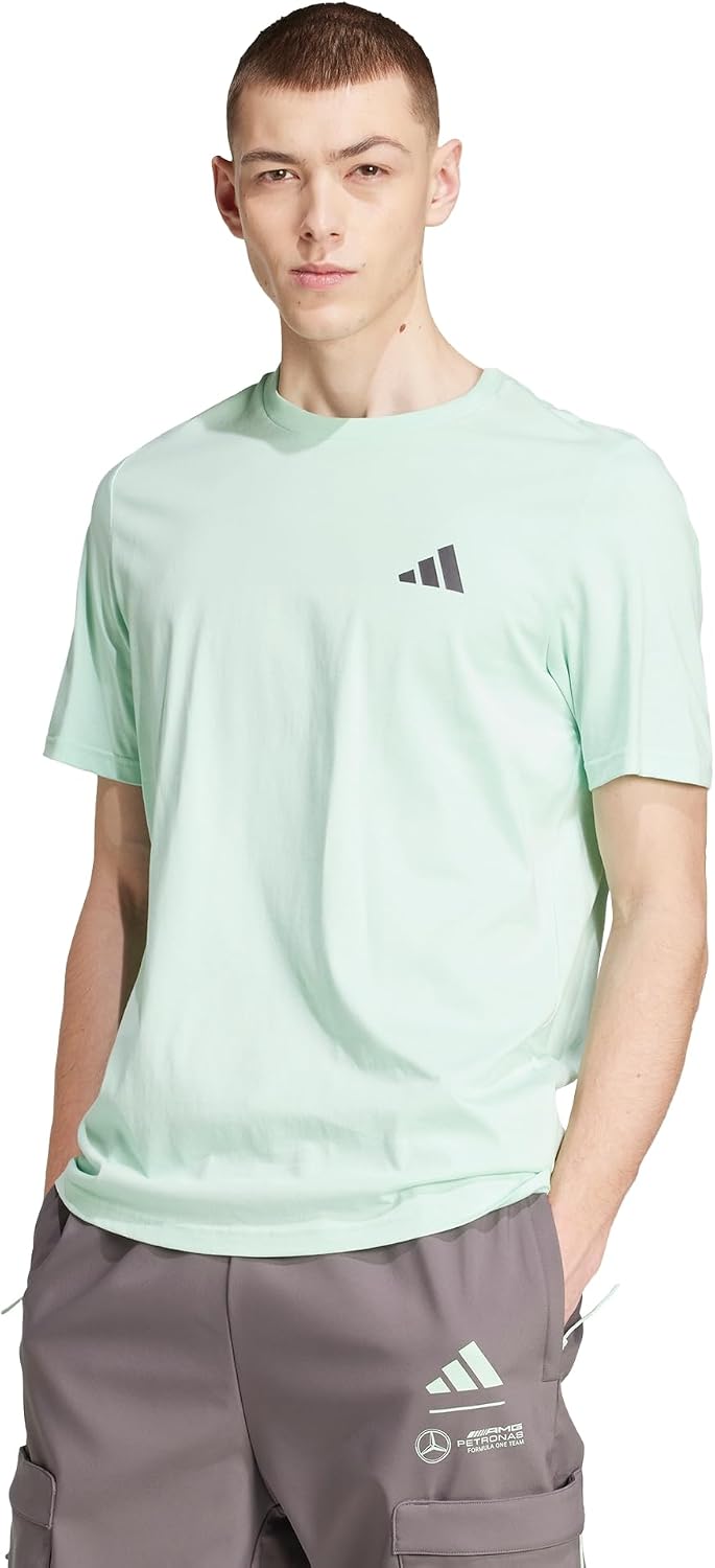 Detalle de Adidas Homme Mercedes-AMG Petronas Formula One Team Premium Woven Graphic Tee – T-shirt coton