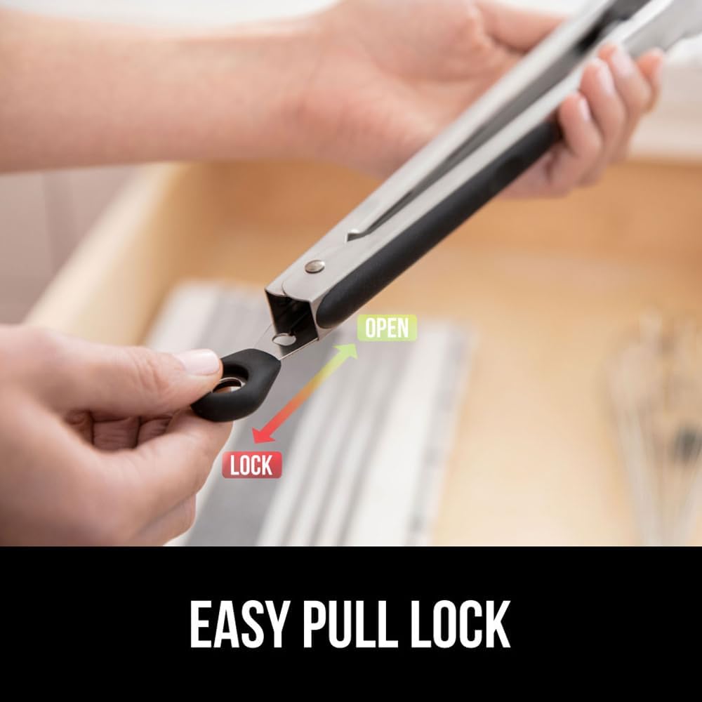 Thumbnail 5 de GORILLA GRIP Kitchen Tongs 7" & 9