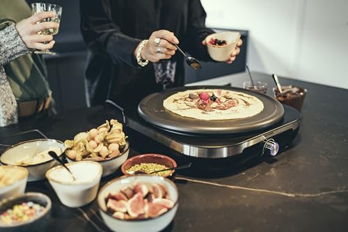 Detalle de SEVERIN Crêpes Maker CM 2199 – XXL‑Pfanne für süße Crêpes und herzhafte Galettes