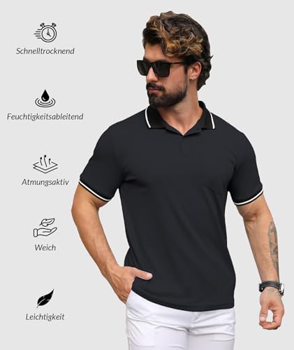 Detalle 2 de SwissWell 3 pièces polo homme anti-transpiration ⚙
