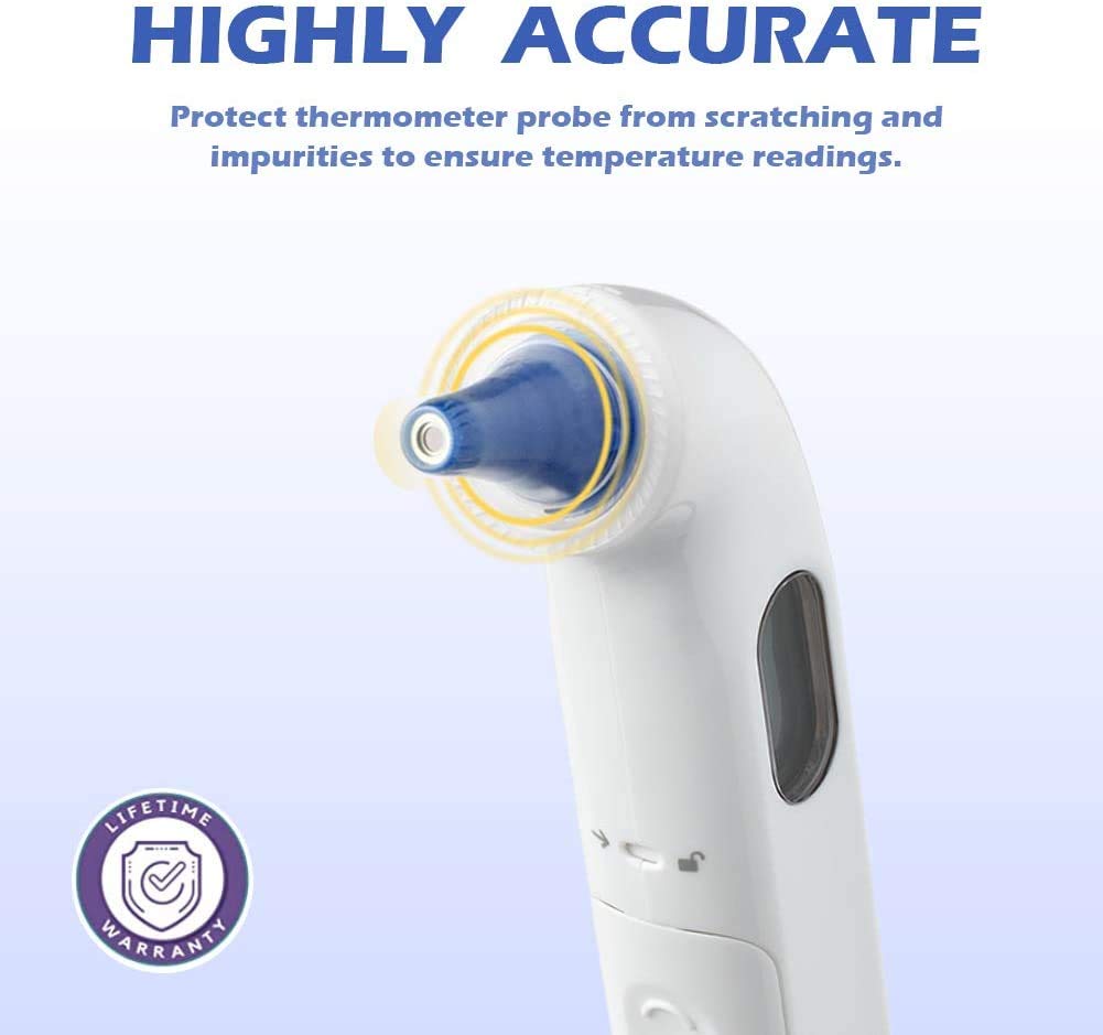 Detalle 2 de Braun 200 Schutzkappen für Ohrthermometer 🩺