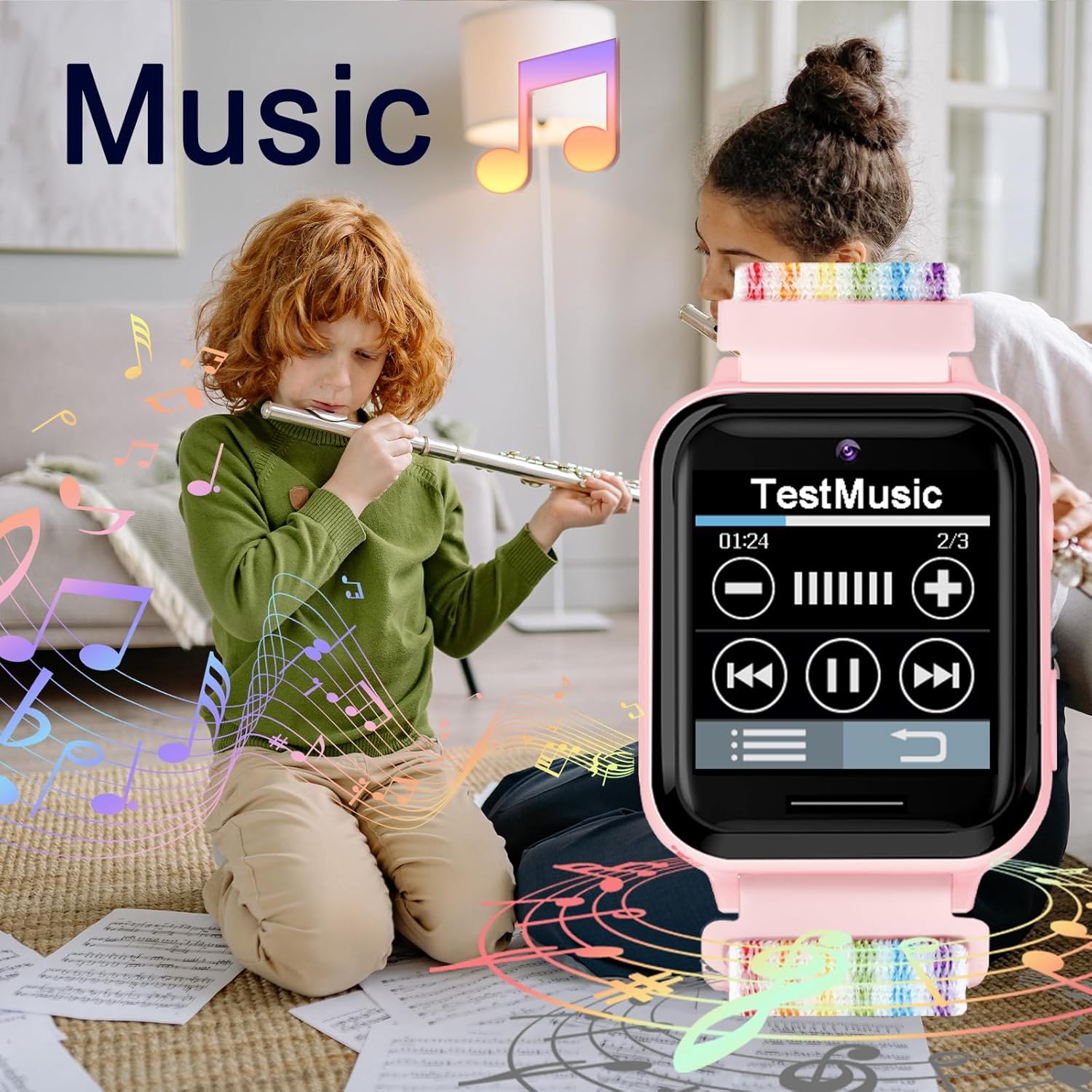 Detalle 2 de PTHTECHUS Smartwatch Niños 1.54"