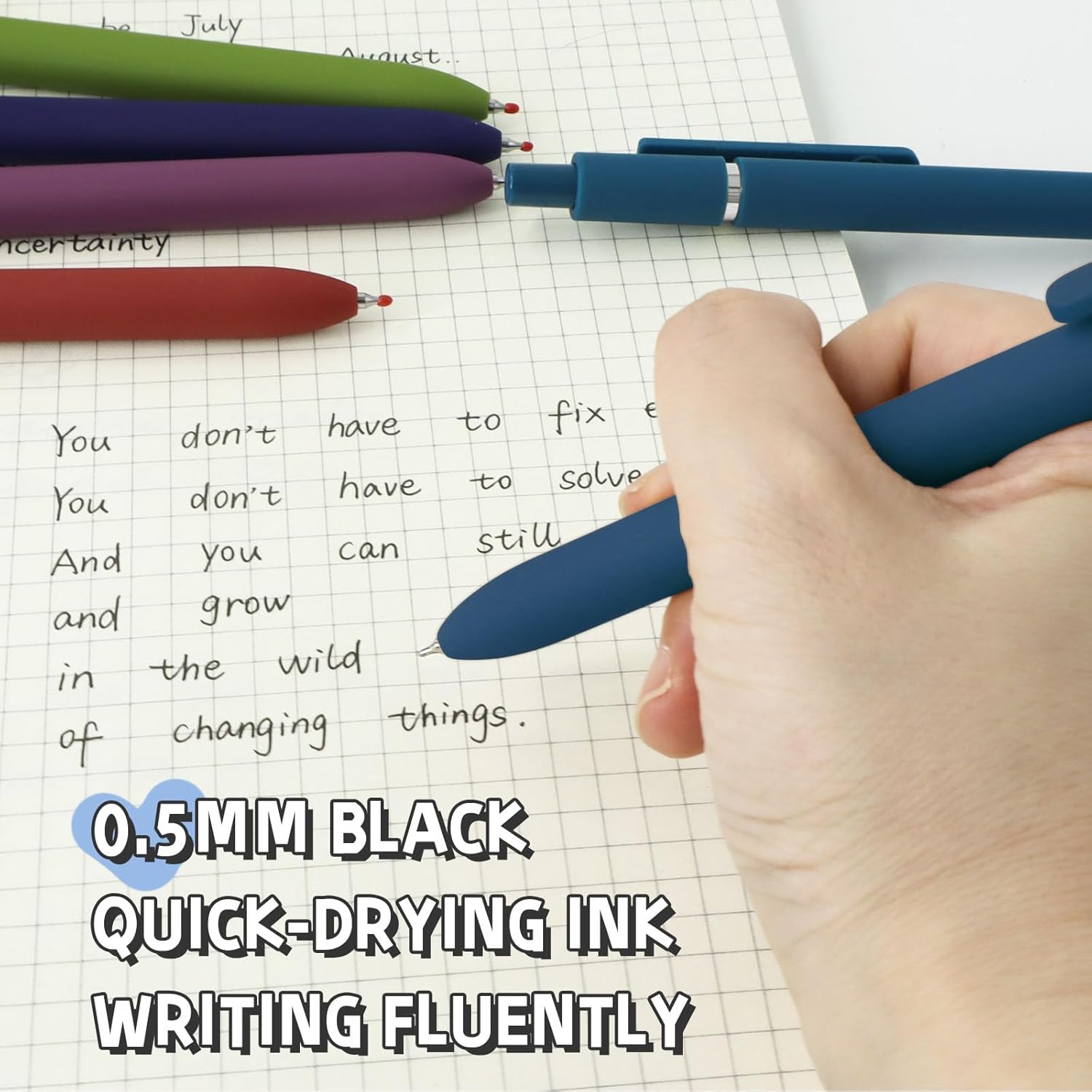 Thumbnail 4 de UIXJODO 0.5mm Gel Ink Pen Smooth Grip