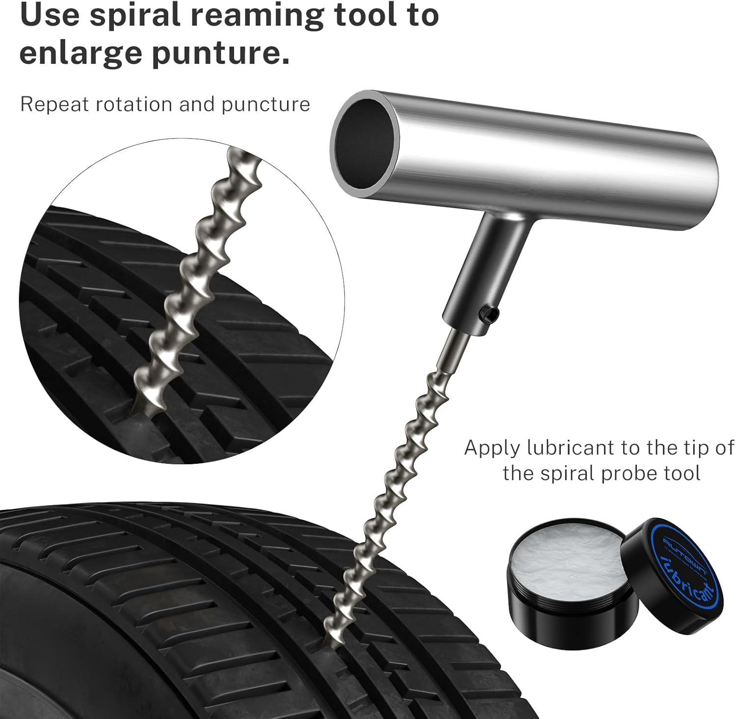Detalle 2 de AUTOWN Flat Tire Repair Kit 31 pcs