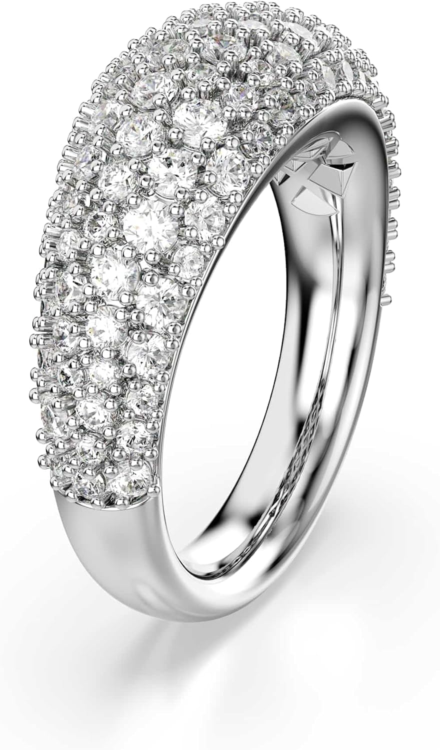 Detalle 2 de Anneau Swarovski Sublima Collection blanc, plaqué rhodium ⚙