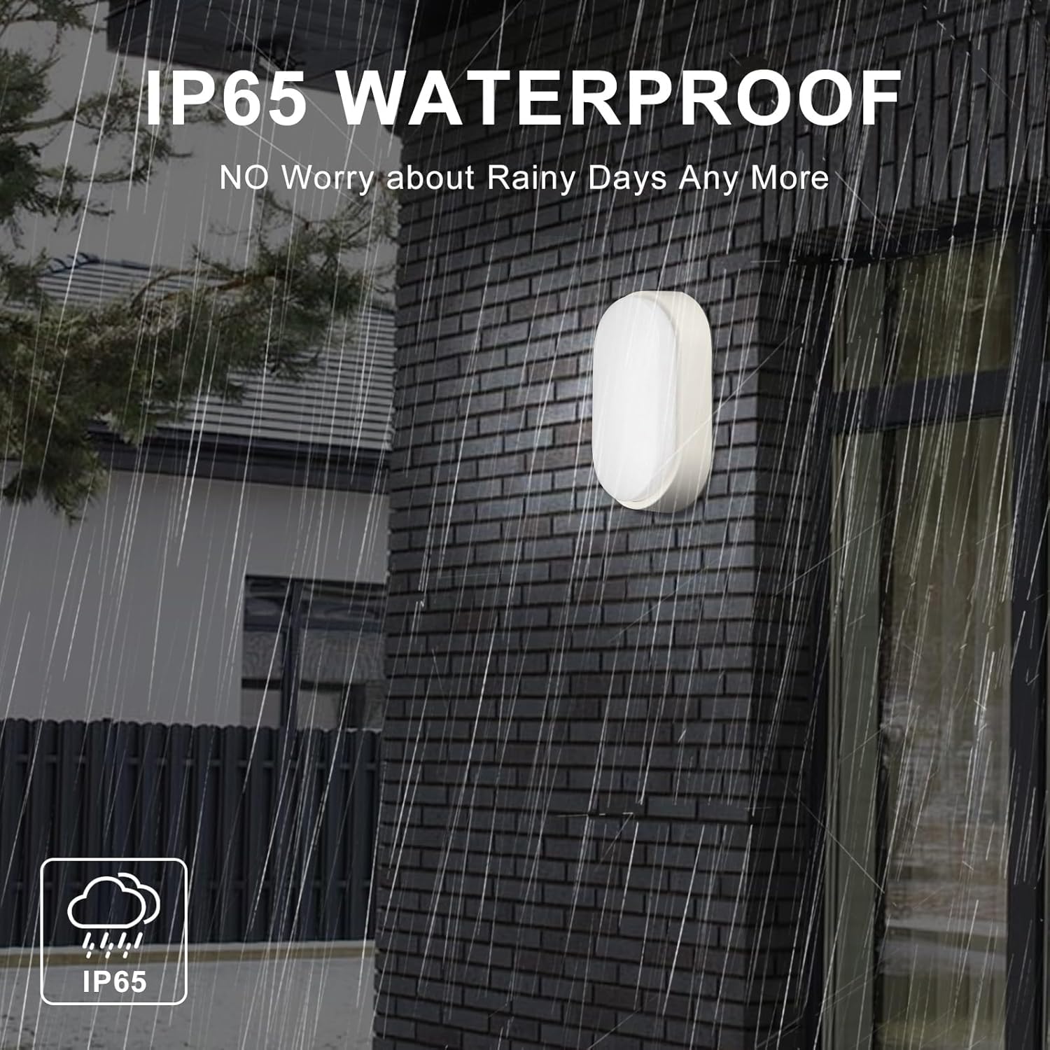 Thumbnail 3 de 18W LED 4000K IP65 Bulkhead Light Pack of 2