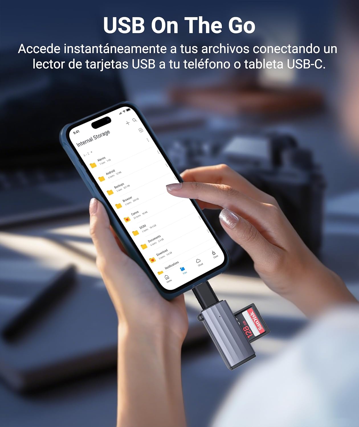 Thumbnail 4 de Syntech USB-C to USB-A Adapter Pack of 2 (Space Black) – USB 3 speed, zinc alloy build