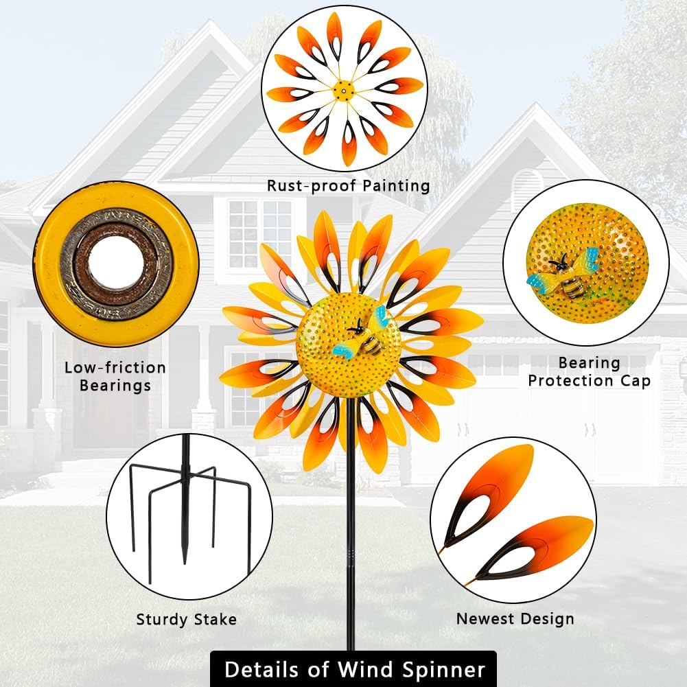 Detalle 1 de Stargarden Metal Wind Spinner