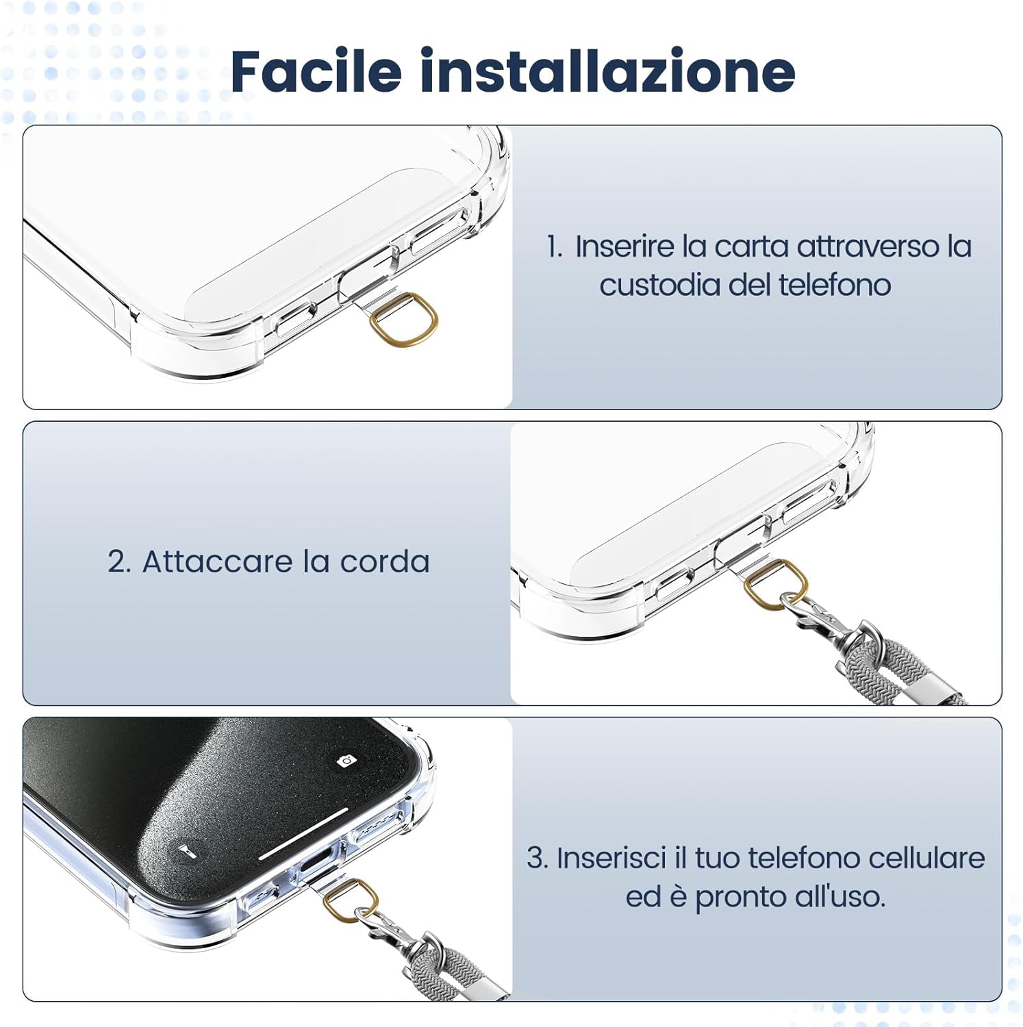 Thumbnail 2 de Caslord phone lanyard 1.6m universal