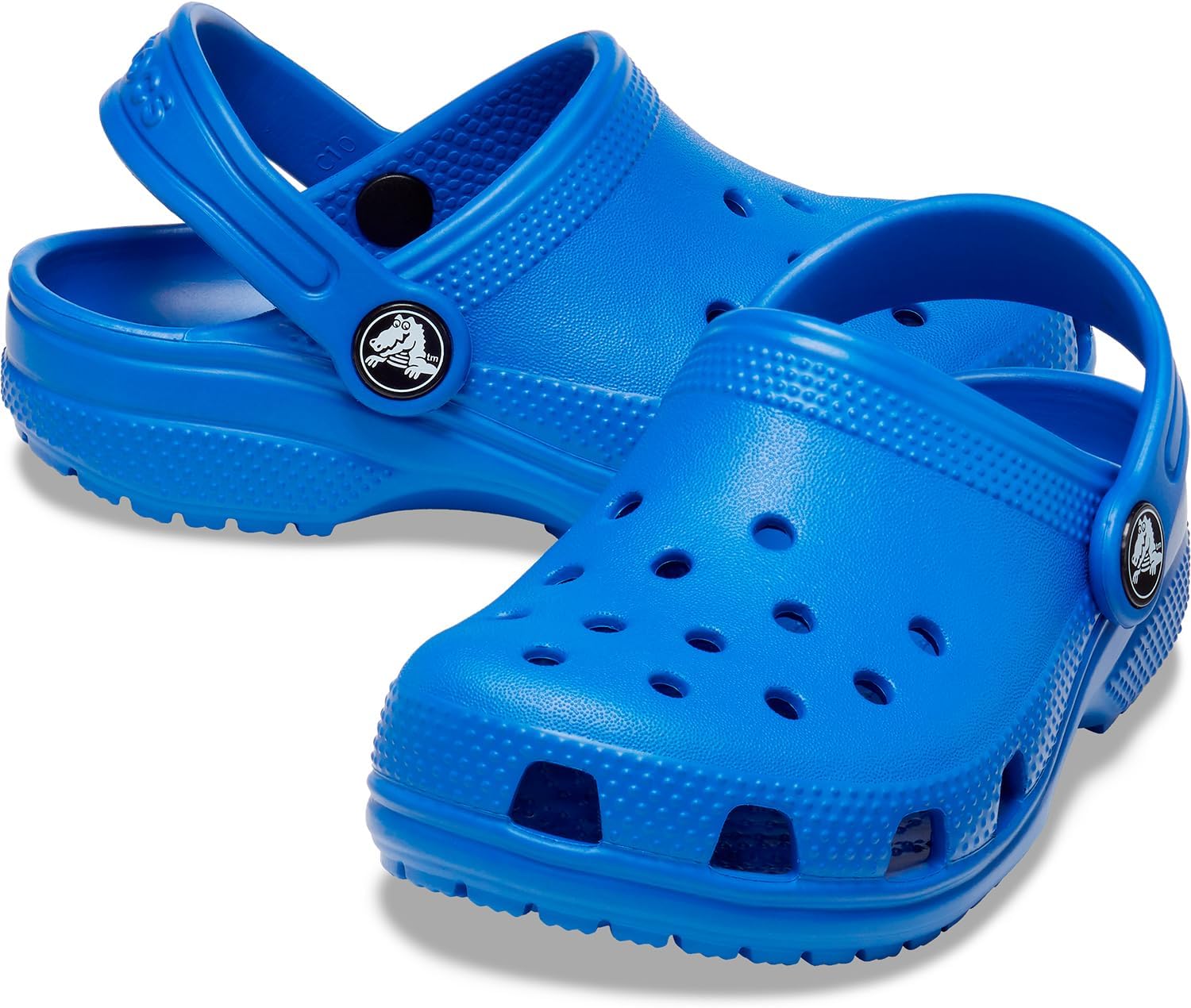 Detalle 2 de Crocs Unisexe Enfant Classic Clog T Sabots Blue Bolt