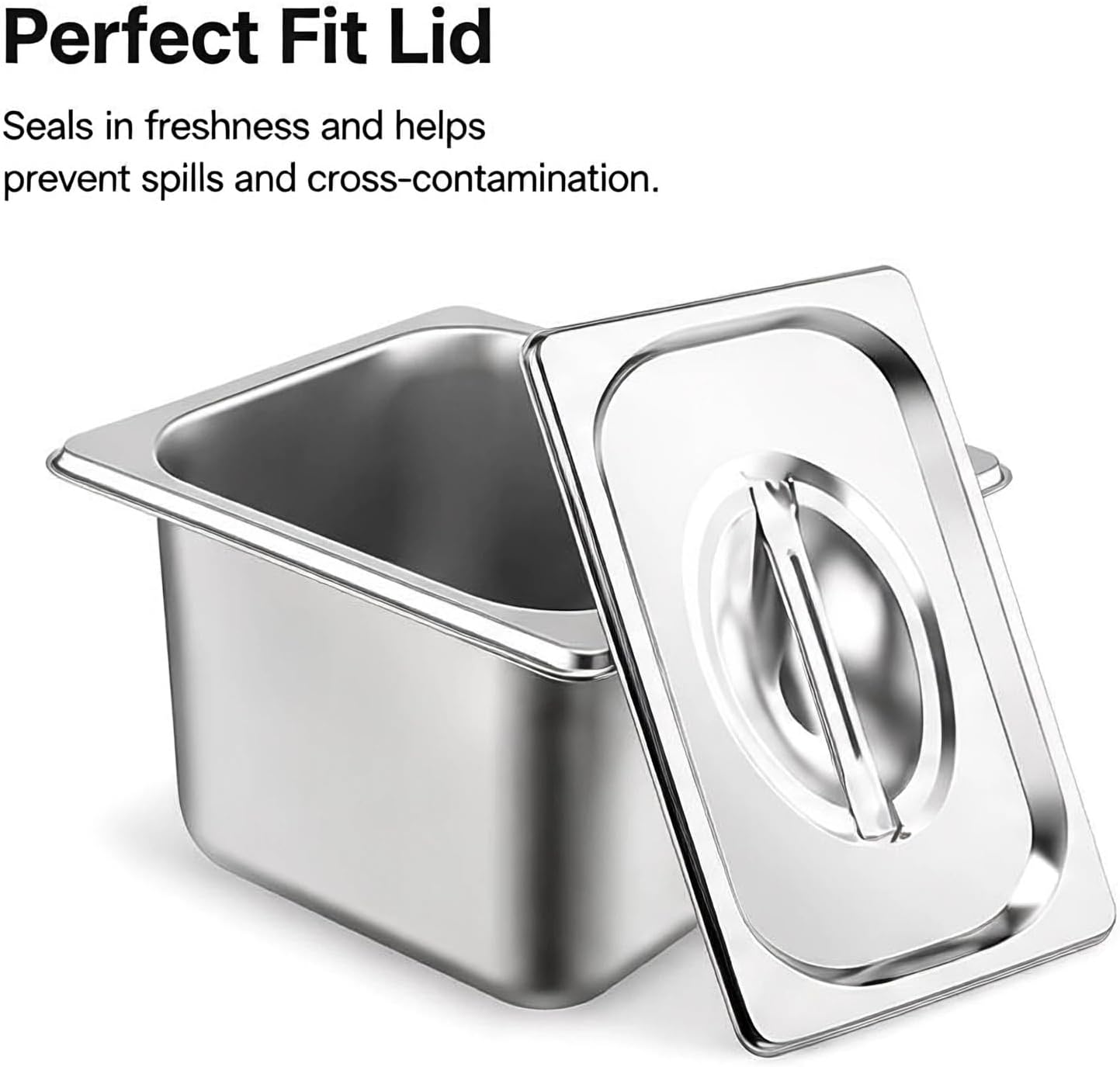 Detalle de Stainless Steel Hotel Pans 1/6 Size
