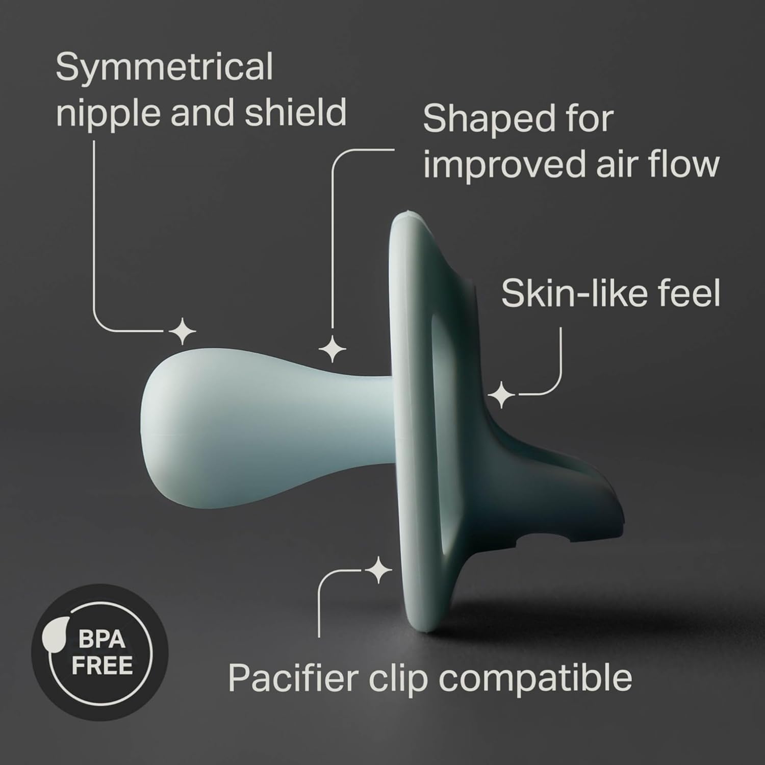 Thumbnail 2 de Tommee Tippee Sucette Ultra-légère Toujours en Place (6-18 mois) lot de 4, tétine orthodontique monobloc en silicone