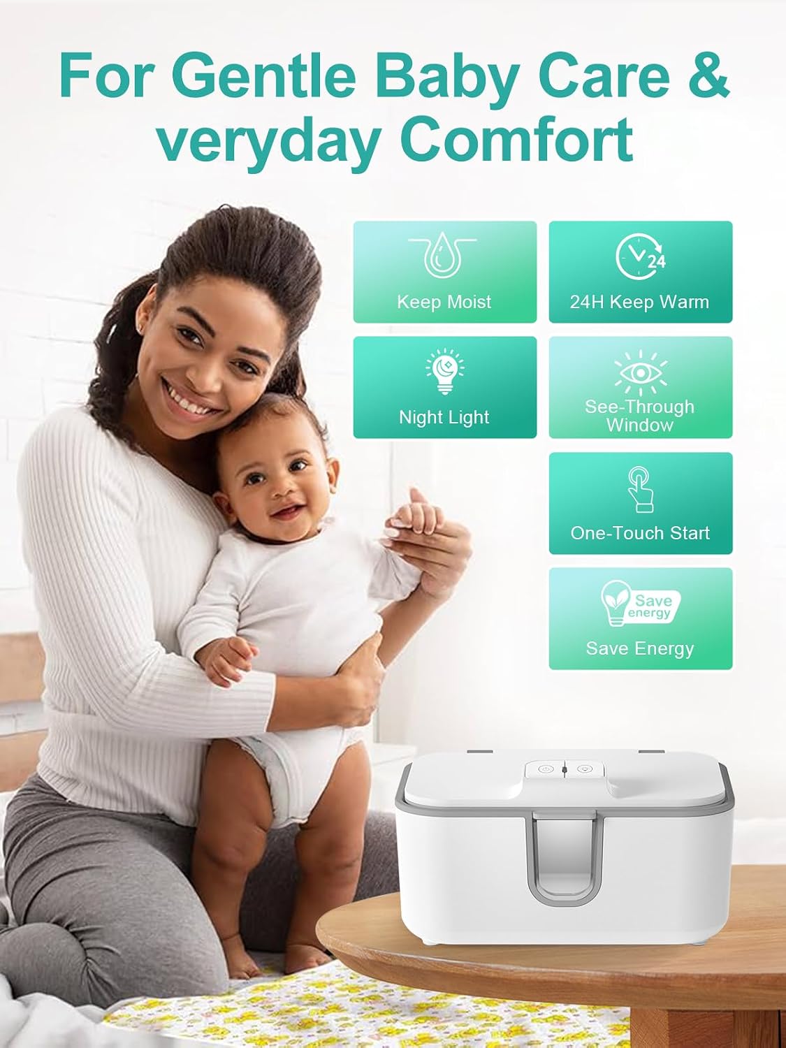 Thumbnail 1 de KOSTTE Baby Wipes Warmer 1L capacity