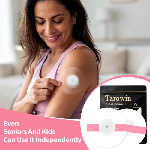 Detalle de Tarowin – 50 patches pour capteur FreeStyle Libre 2, transparents et résistants à l’eau
