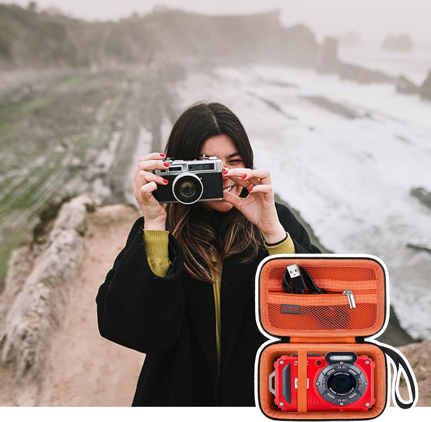Thumbnail 6 de Elonbo Carrying Case for Kodak PIXPRO WPZ2 – Rugged Protection in a Compact Bag