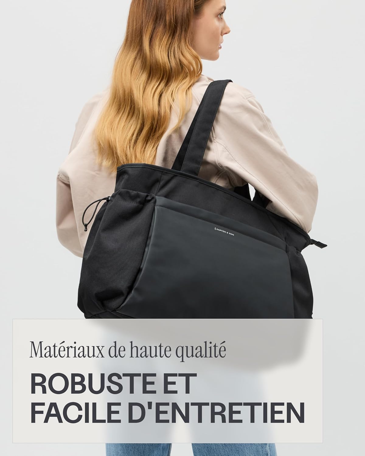 Thumbnail 5 de Kapten & Son Shopper Hellvi Diaper Set: Sac à langer 25 L avec fixation pour poussette et valise, trousse de toilette, matelas et porte-bouteille isotherme