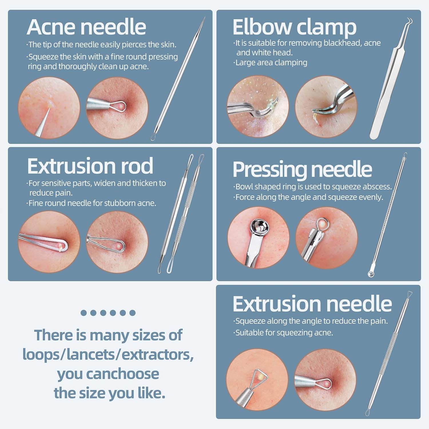 Thumbnail 2 de JPNK Blackhead Remover kit for acne extraction