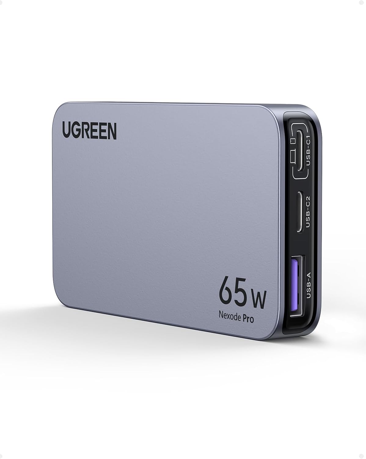 Detalle de UGREEN Nexode Pro 65W Slim USB-C Charger 🔌