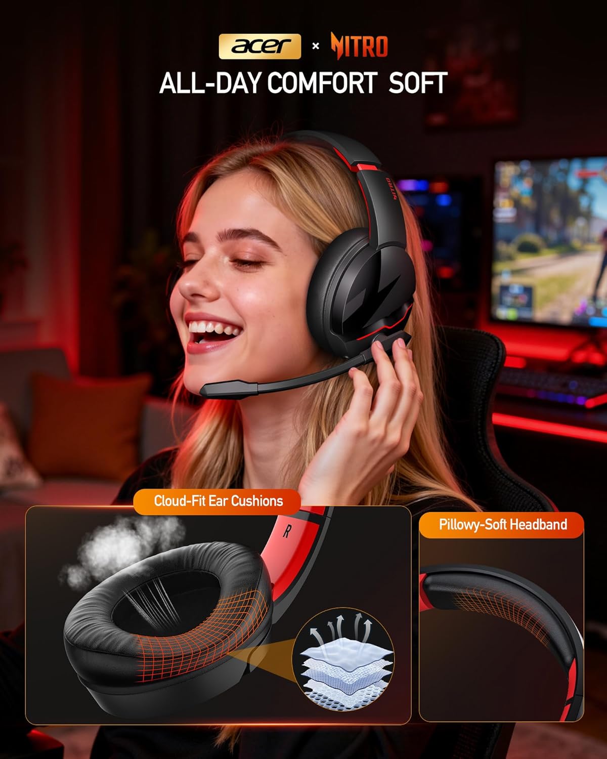 Thumbnail 5 de acer Wireless Gaming Headset 100H Battery