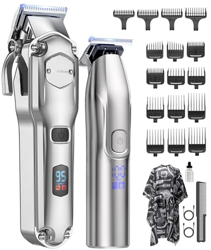 Detalle de Tondeuse à cheveux professionnelle T-lames IPX7 étanche 💈