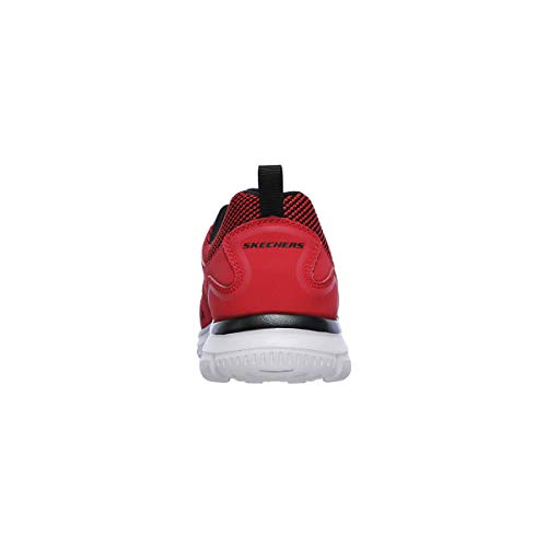 Detalle de Skechers Men’s Track Bucolo Trainer, Red – UK 10