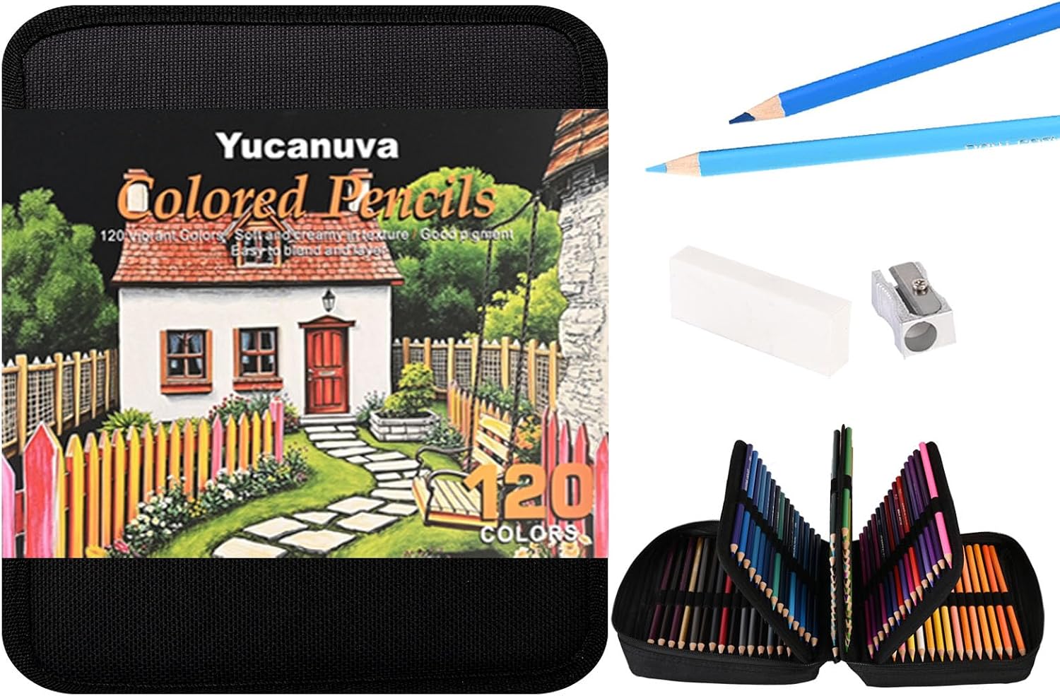 Thumbnail 6 de Yucanuva 72 Buntstifte Set – professionelles Holzstift-Set für Erwachsene, Anfänger und Künstler