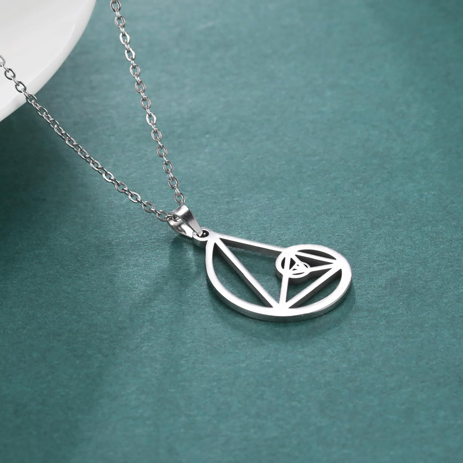 Thumbnail 1 de EUEAVAN Fibonacci Spirale Halskette – Goldener Schnitt Schmuck für Mathematik‑Liebhaber