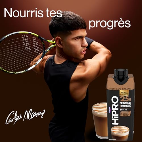 Thumbnail 9 de HiPRO Boisson protéinée goût caramel café – 330 ml, Lot de 8x330 ml
