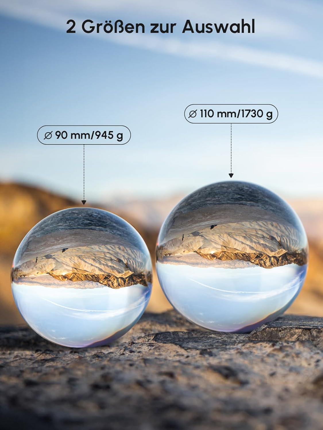 Thumbnail 6 de Rollei Lensball 110 mm Glaskugel (Kristallkugel) inkl. Tasche & Mikrofaser-Reinigungstuch