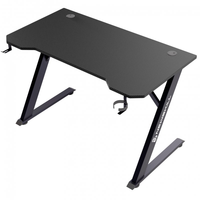 Detalle de Newskill Belenor Mesa Gaming Negra: robusta, amplia y pensada para el setup
