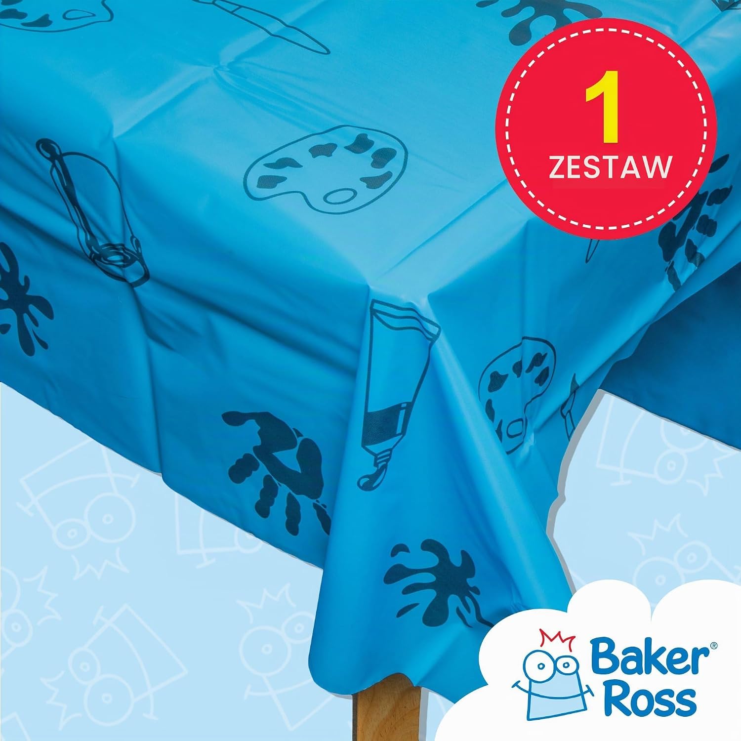 Detalle de Baker Ross AC773 niebieska plastikowa mata ochronna 150 × 150 cm