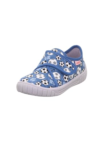 Detalle de Superfit Hausschuh 8400 für Jungen – Blau/Mehrfarbig, 26 EU