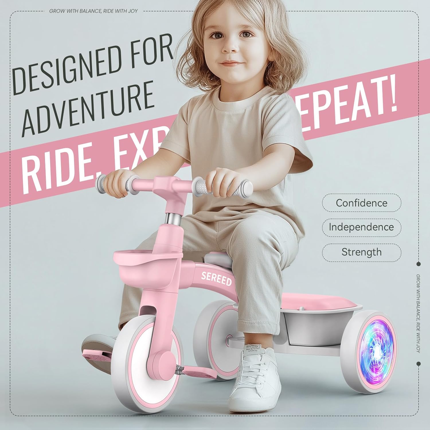 Detalle 2 de SEREED Toddler Tricycle 2-5 Years