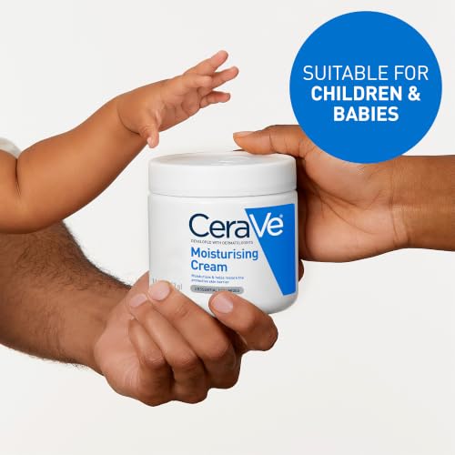 Detalle de CeraVe Face Care & Body Moisturiser for Dry to Very Dry Skin, 454g