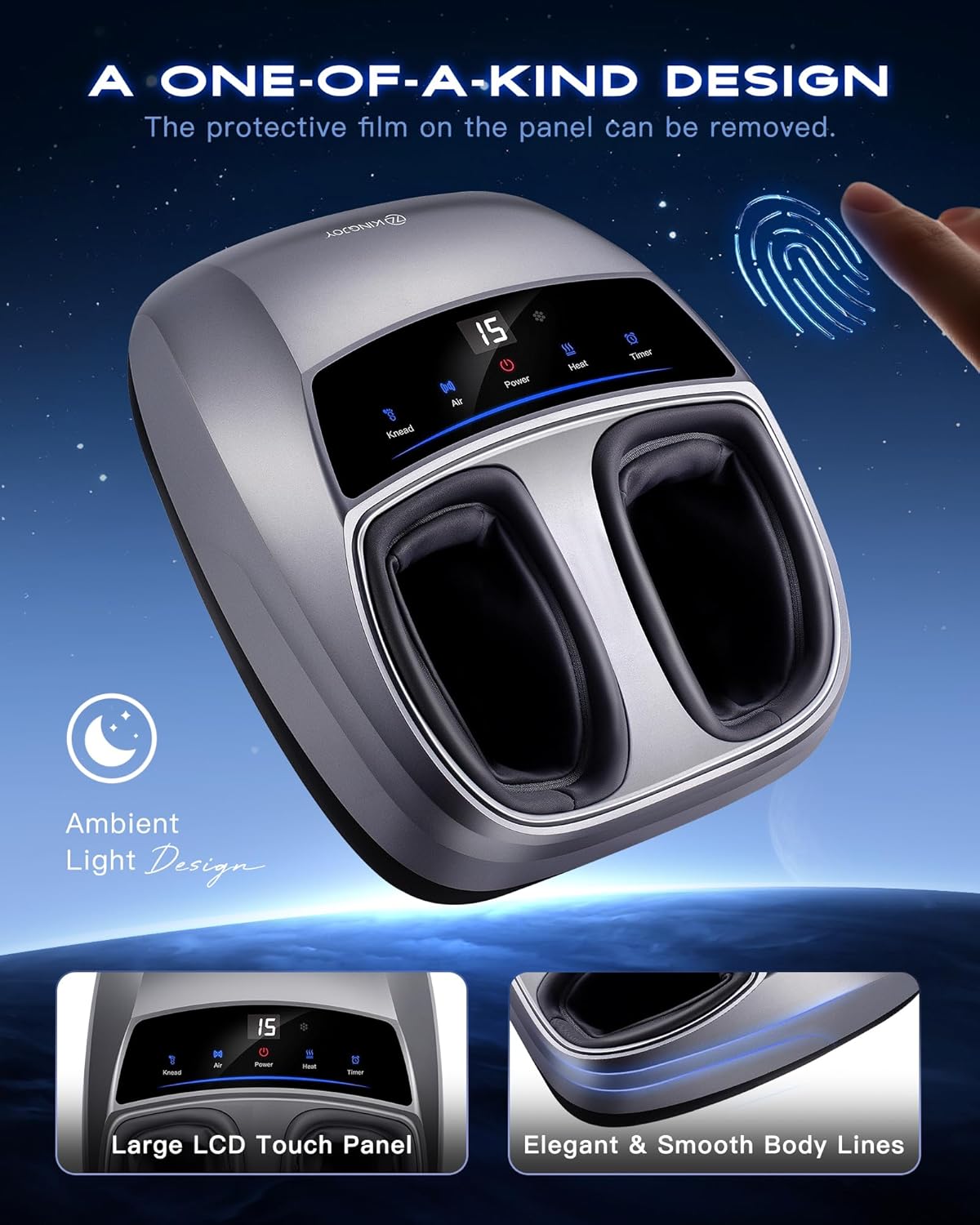 Thumbnail 5 de KINGJOY Foot Massager with Heat ⚙