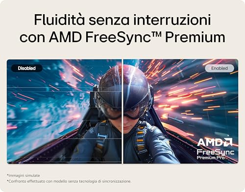 Detalle de LG 27U411B: Monitor da 27" IPS Full HD 144Hz con HDR10, FreeSync Premium e design borderless