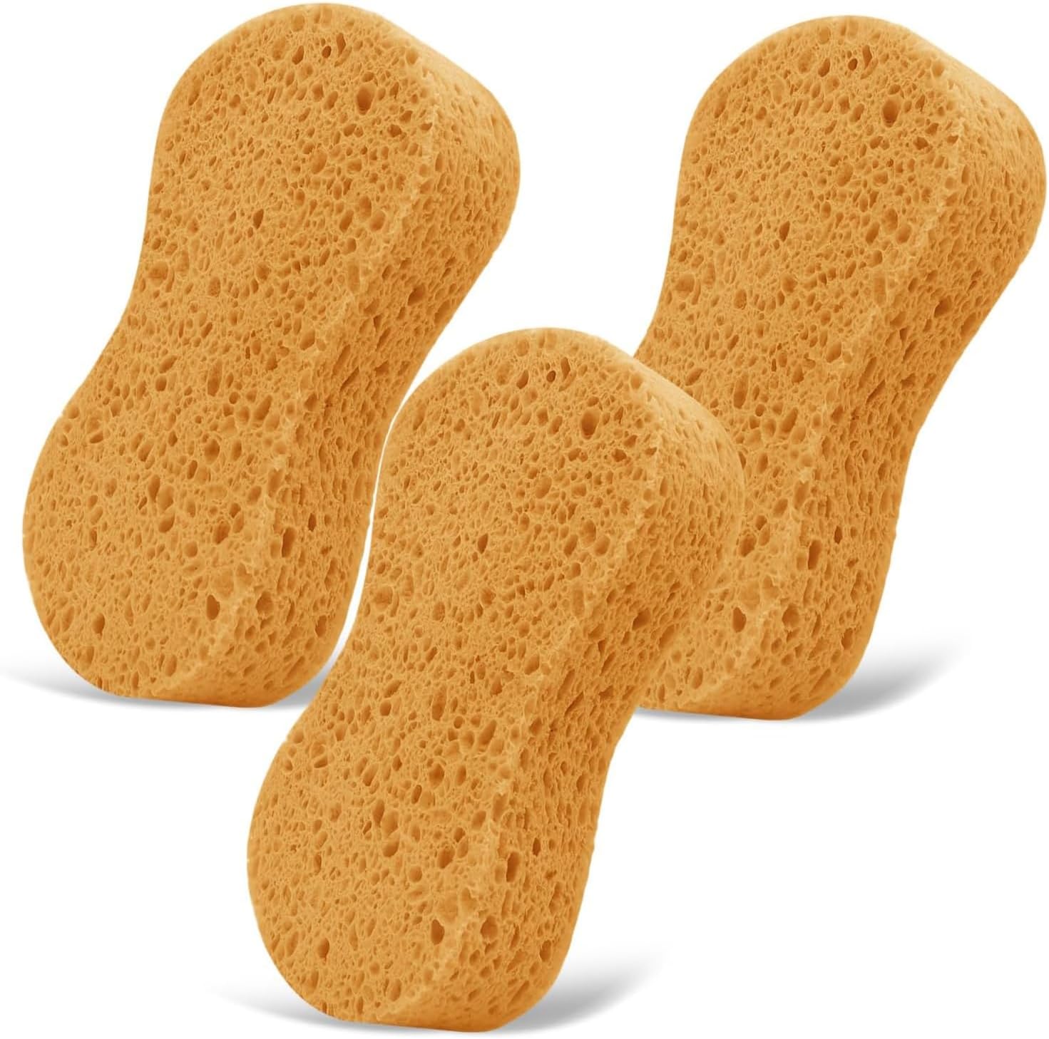 3-Pack Large Natural Cellulose Sponges