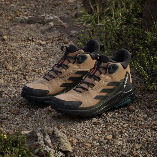 Thumbnail 8 de adidas Herren Terrex Anylander Mid Rain.Rdy Wanderschuh – Cardboard/Core Black/Shadow Olive, EU 43 1/3