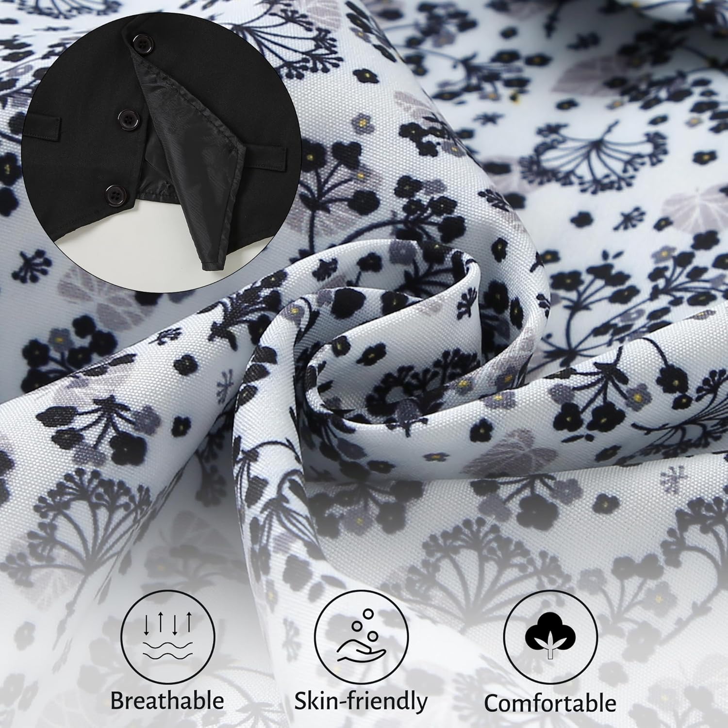Detalle de WESIDOM 6-Piece Toddler Formal Suit Set: Dress Shirt, Bow Tie, Vest, Suspenders, Boutonniere & Pants