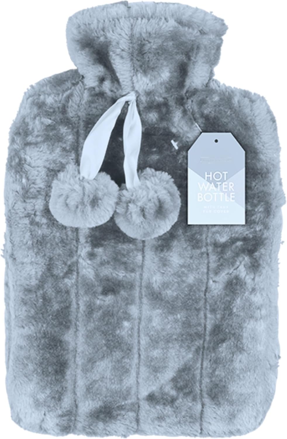 Detalle 2 de AKEDE Luxury Hot Water Bottle 1L with Faux Fur Cover