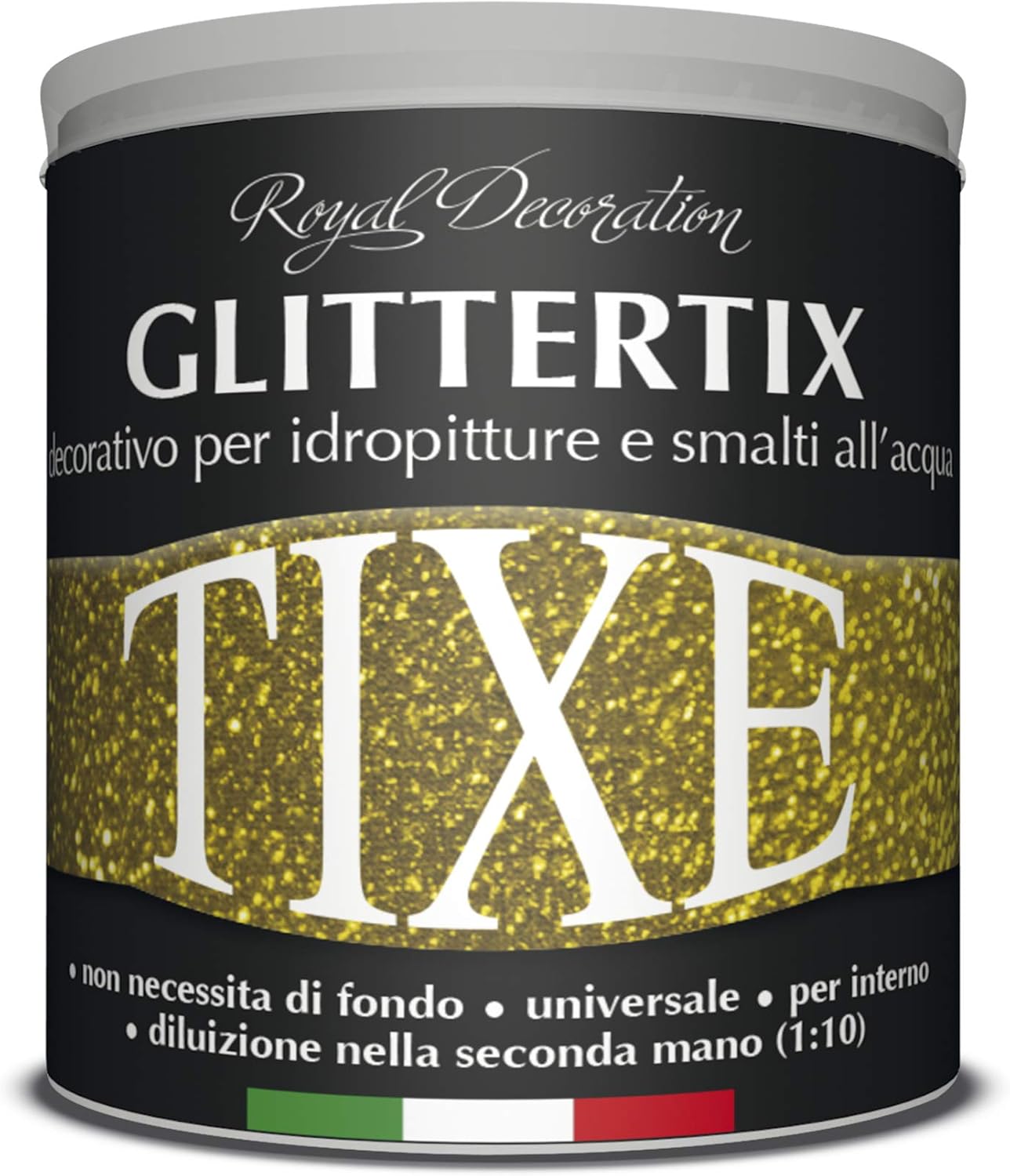 Thumbnail 6 de TIXE Glittertix Additivo Glitter per Pittura 250ml – Effetto Luminoso per Pareti, Mobili e Oggetti