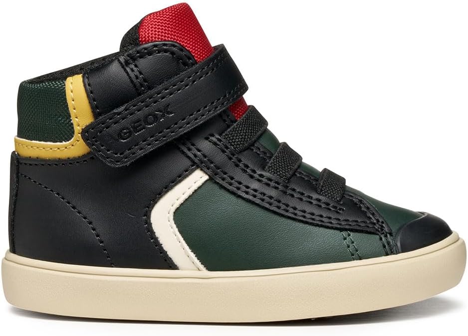 Detalle de Geox Jungen B Gisli Boy CSneaker – atmungsaktiver Sneaker für Jungen mit einfachem Einstieg