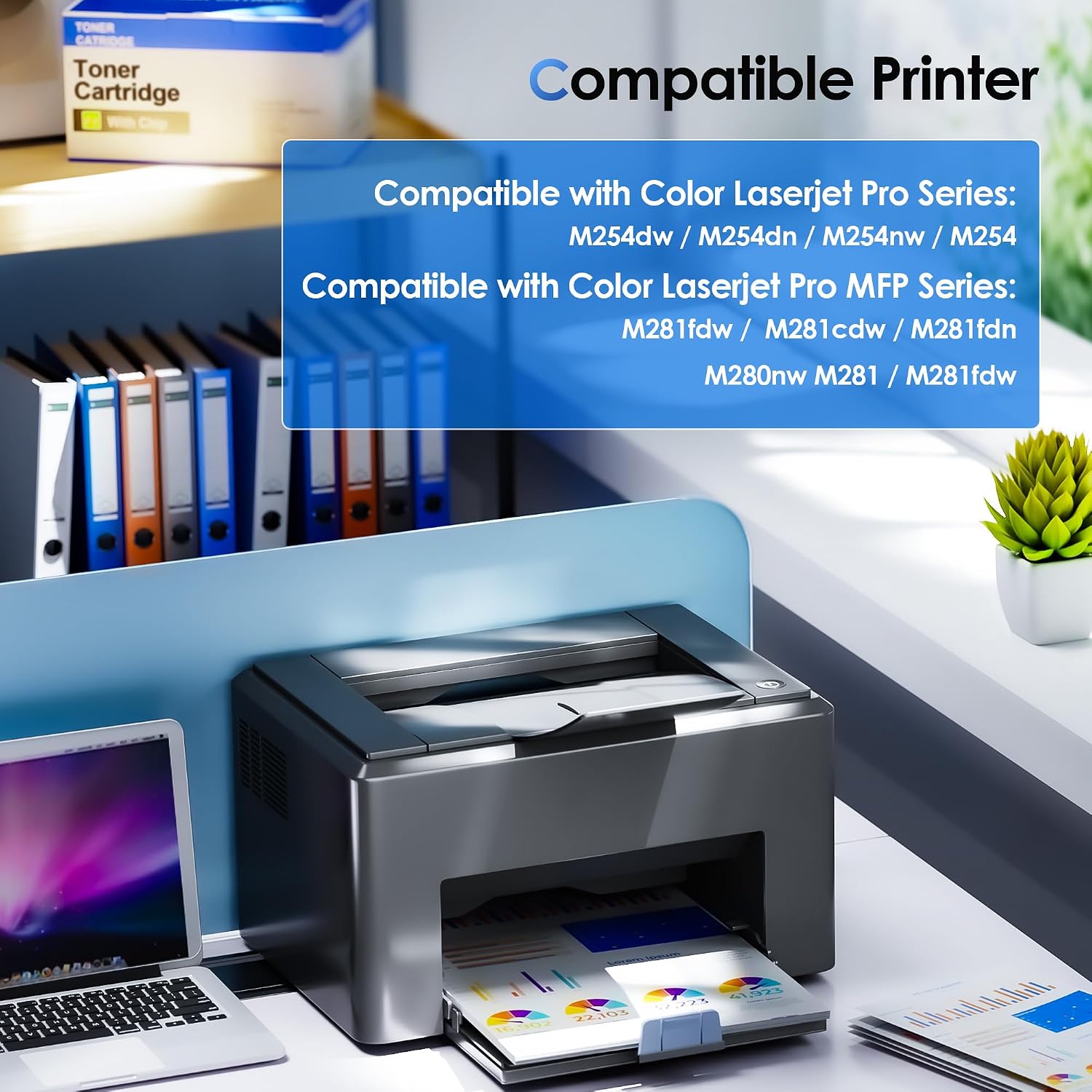 Detalle 2 de NOGIVY 203X 203A Toner Pack for HP 203X CF540X