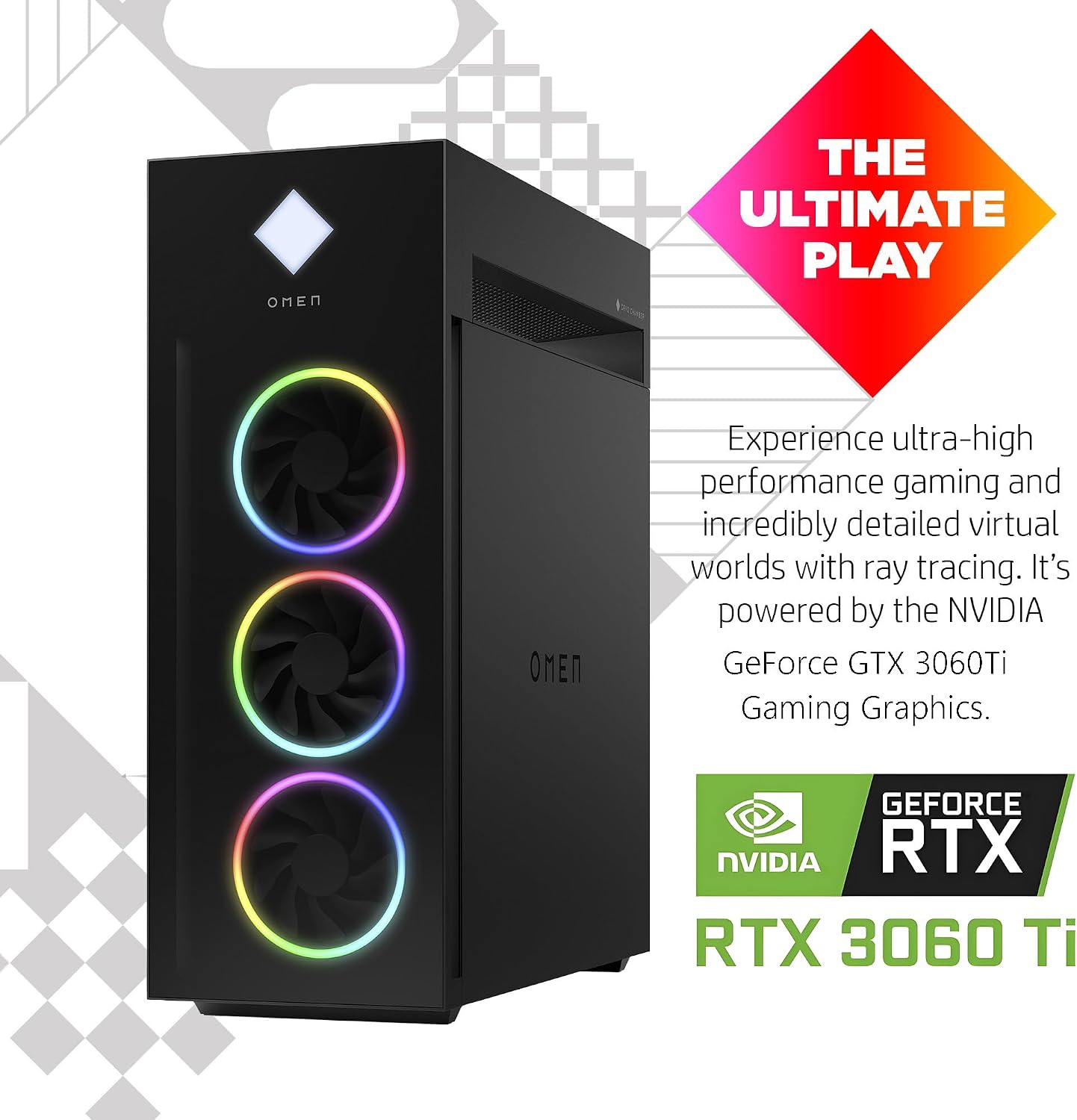 Detalle de HP Gaming Desktop Ryzen 7 5700X