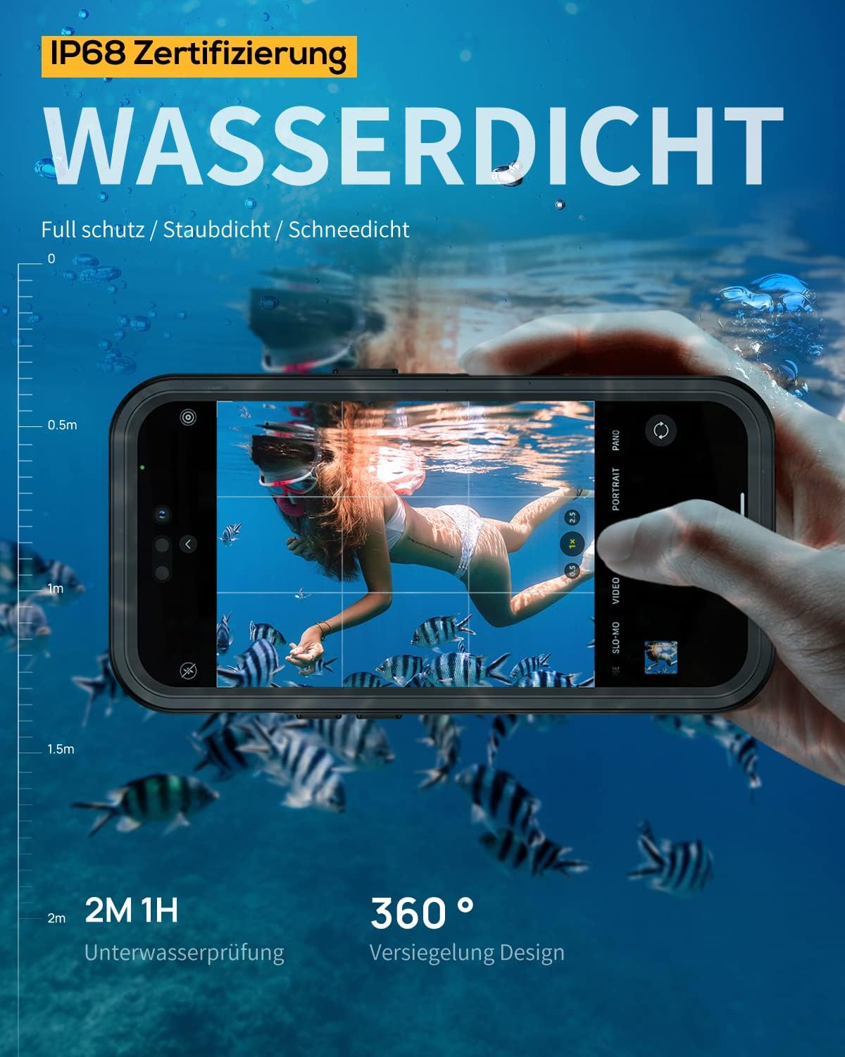 Detalle 2 de Lanhiem iPhone 14 Pro wasserdicht 6,1"