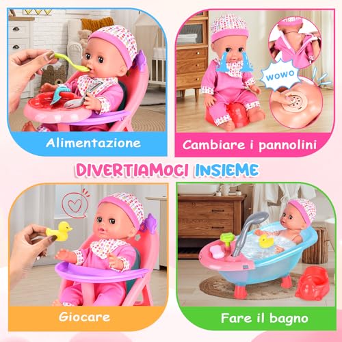 Thumbnail 4 de Aragallant Muñecas Bebé, 25 Piezas, Accesorios y Ropa👶