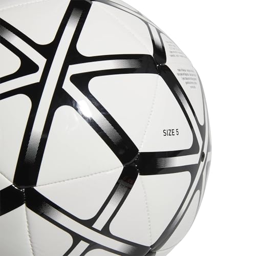 Detalle 2 de Adidas Starlancer Club Ball Recreation Ball Size 5 – bianco/nero