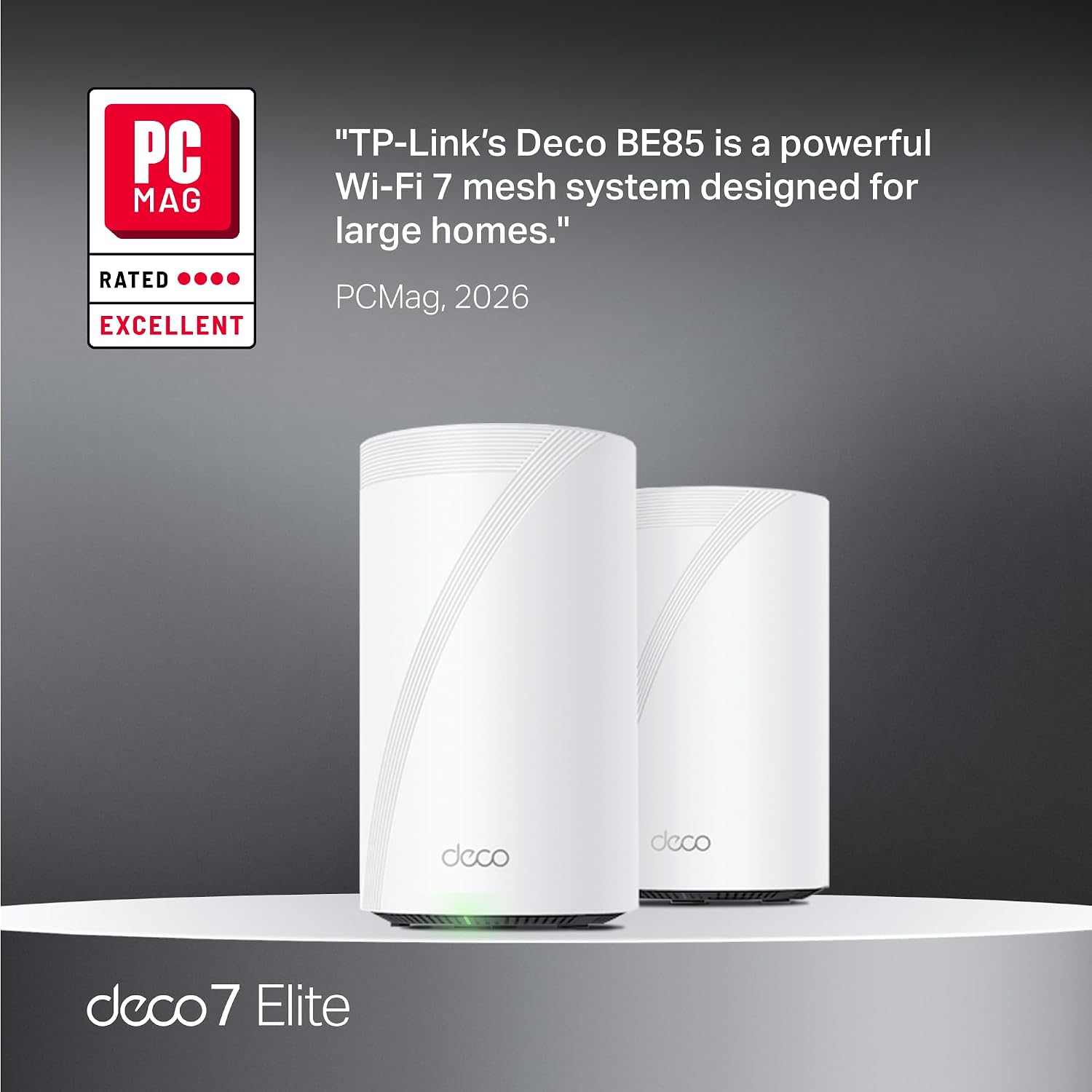 Detalle 2 de TP-Link Deco 7 Elite BE85 Tri-Band WiFi 7 Mesh System (2-Pack)